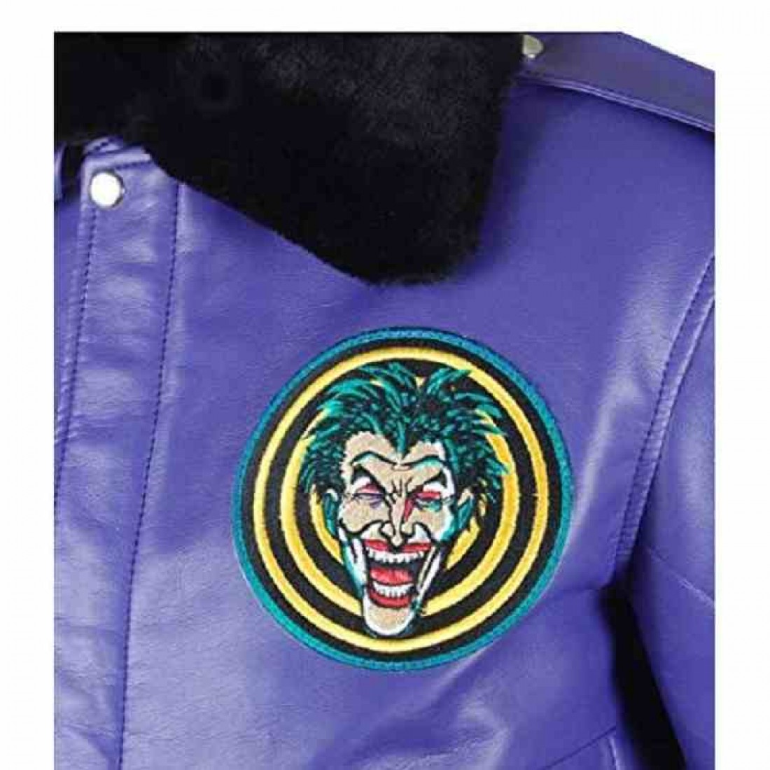 joker with purple jacket
